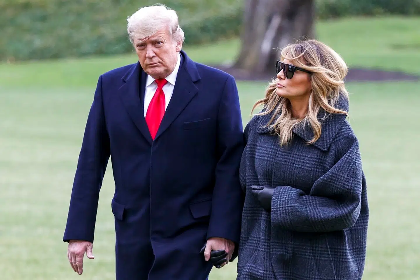Donald og Melania Trump.