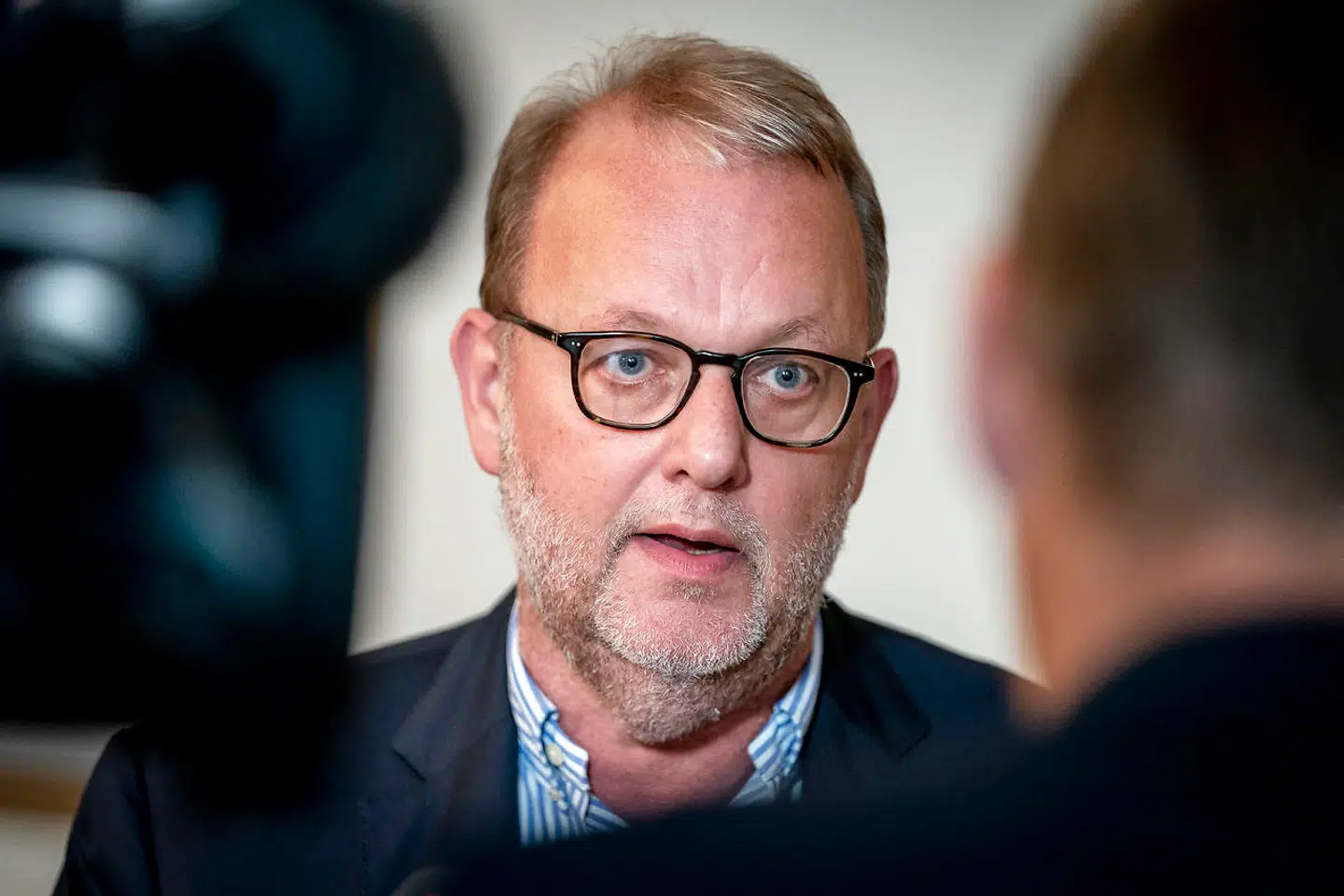 Lars Christian Lilleholt (V) efter samråd med forsvarsministeren om Forsvarets Efterretningstjeneste på Christiansborg i København, onsdag den 23. september 2020. Samrådsspørgsmålene er stillet af Enhedslisten.. (Foto: Mads Claus Rasmussen/Ritzau Scanpix)