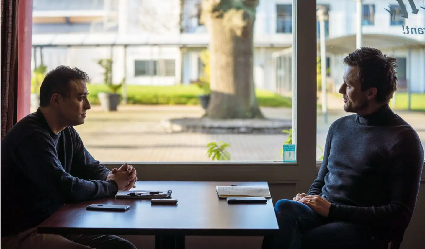 Farzam Abolhosseini har mødt William Kvist til et interview om tiden som sportslig ansvarlig i FCK.