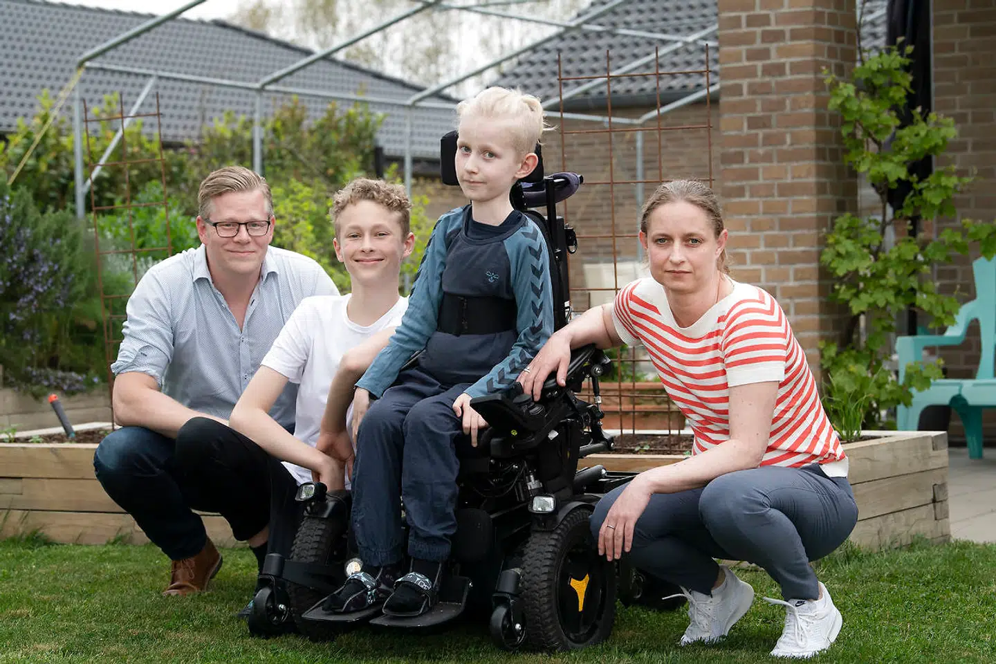 B.T. talte for første gang med familien for to år siden. Benjamin har blot fået det værre siden.