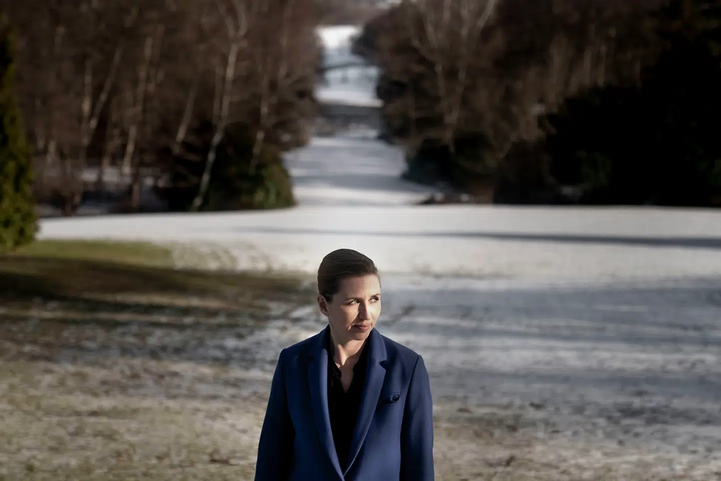 Statsminister Mette Frederiksen (S) fotograferet på Marienborg.