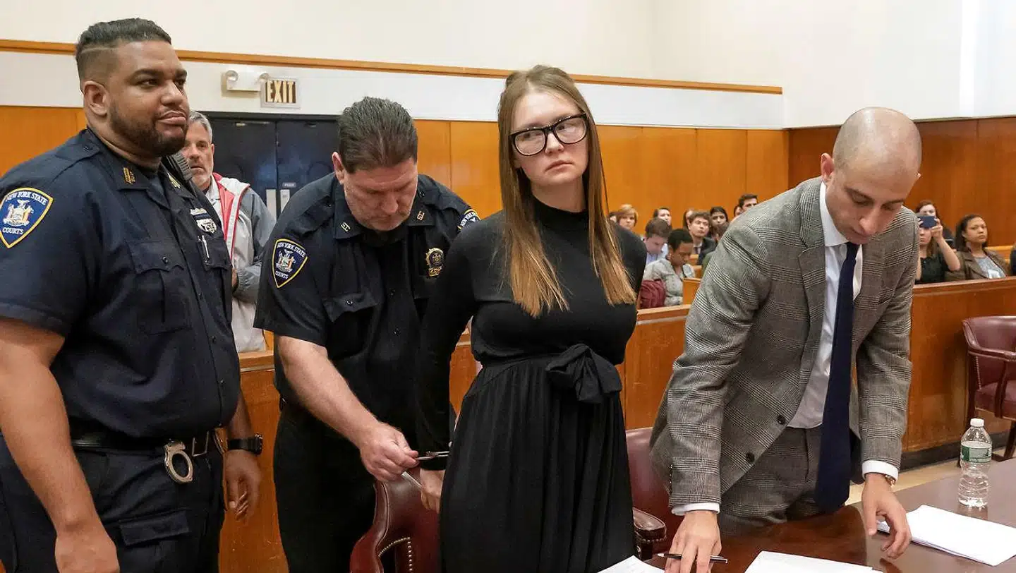 Anna Sorokin ved domsafsigelse i maj 2019.