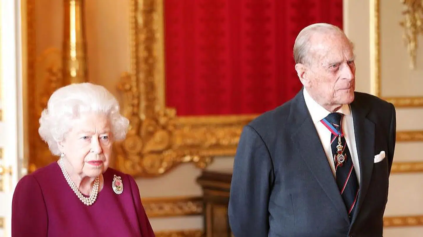 Prins Philip og dronning Elizabeth ses her i maj 2019.