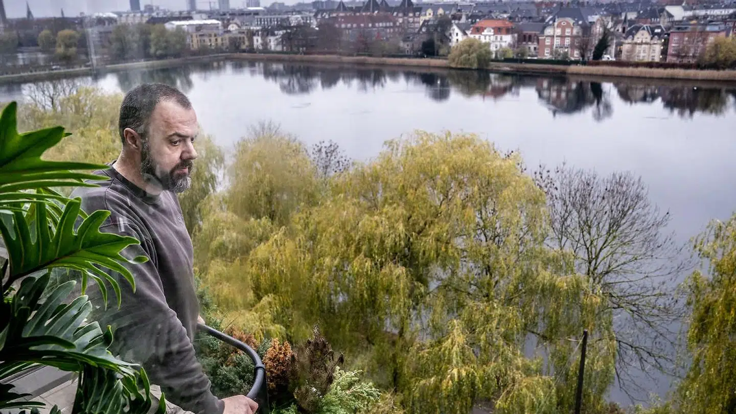 Det er snart slut med at nyde den flotte udsigt over Sankt Jørgensens sø for Bo Bech.