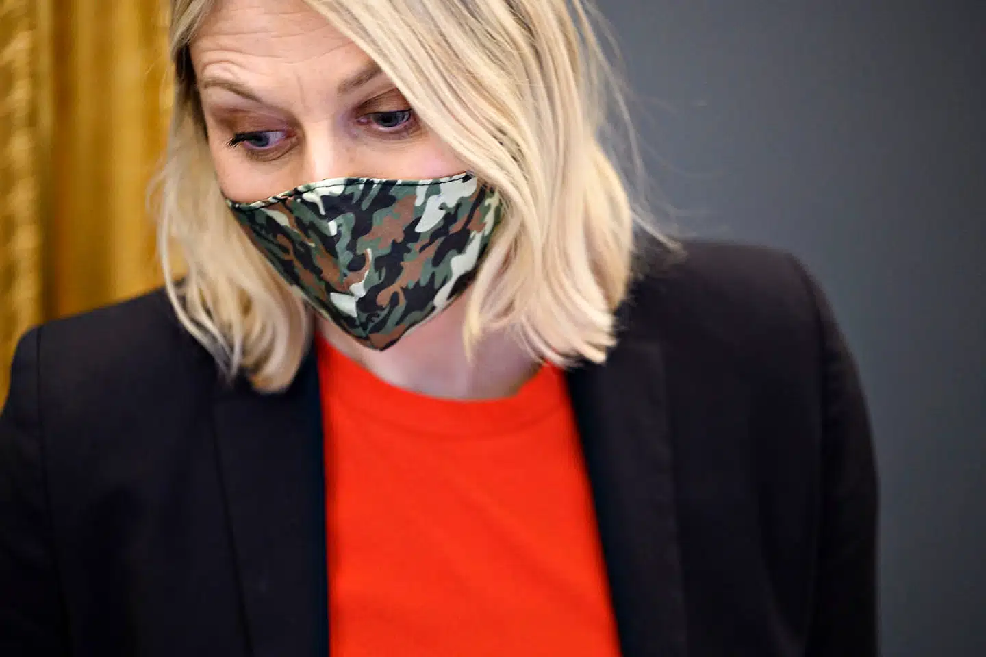 Forsvarsminister Trine Bramsen (S) ankommer til samrådet torsdag om samarbejdet med Forsvaret.