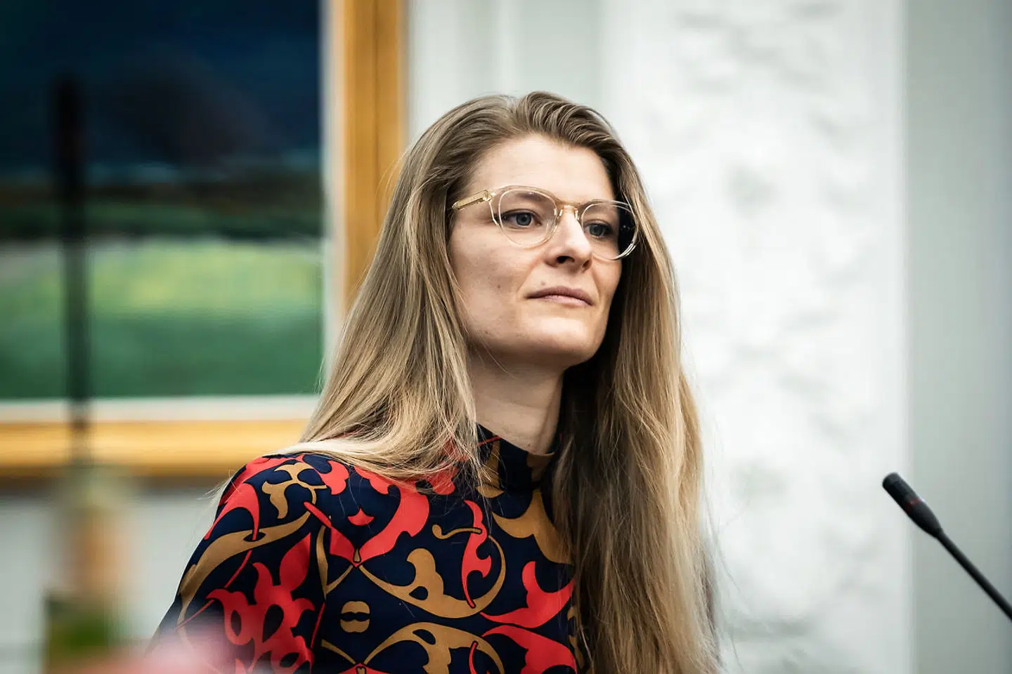 »Hver gang, der bliver rejst et spørgsmål om, at der er en kultur, hvor der ikke er plads til andre perspektiver, bekymrer det mig,« siger Ane Halsboe-Jørgensen (S) efter møde med universiteterne om sammenblanding af forskning og aktivisme. (Foto: Emil Helms/Ritzau Scanpix)