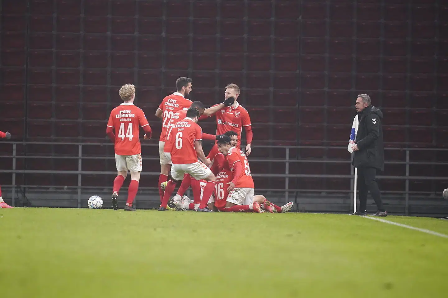 Superliga kamp mellem FCKøbenhavn-Vejle i Parken onsdag den 3. marts 2021.