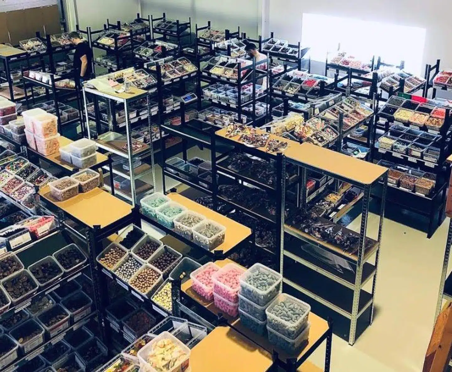 Sådan ser lageret ud i dag.