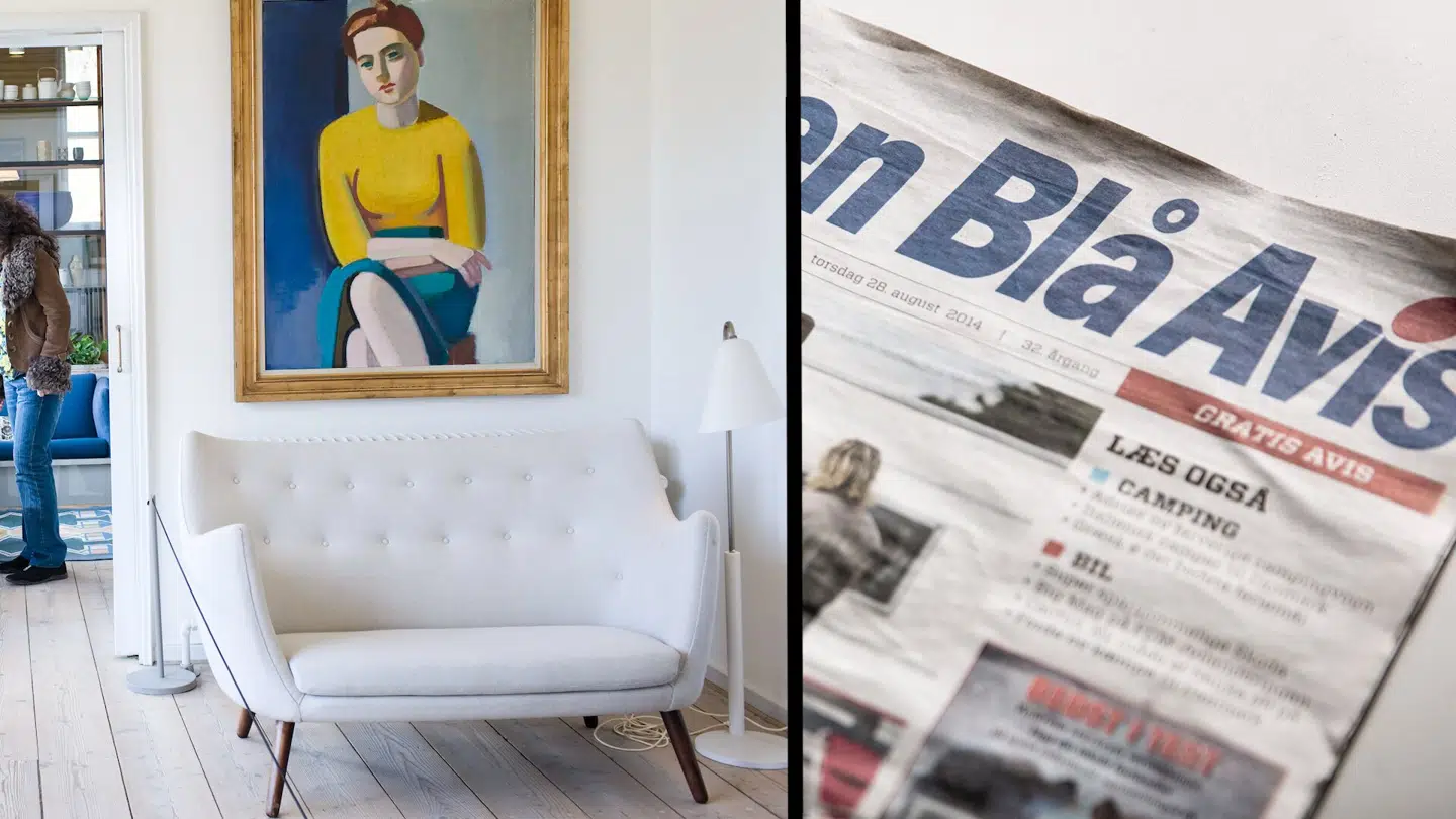 To Finn Juhl-stole blev blandt andet fundet på DBA. Foto: Scanpix