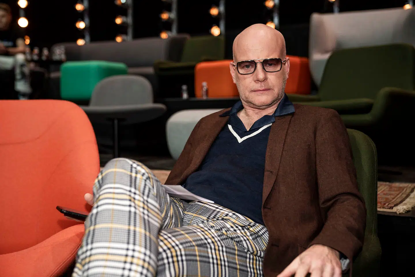 Thomas Blachman efter showet. X Factor Liveshow 2021 i Brøndby fredag den 5. marts 2021. X Factor sendes på TV2. **Pool-dækning leveret af Ekstra Bladet: Materialet kan anvendes vederlagsfrit til redaktionel omtale af programmet** Job ID/Trans Ref: cop200 Creator/Photographer: Tariq Mikkel Khan