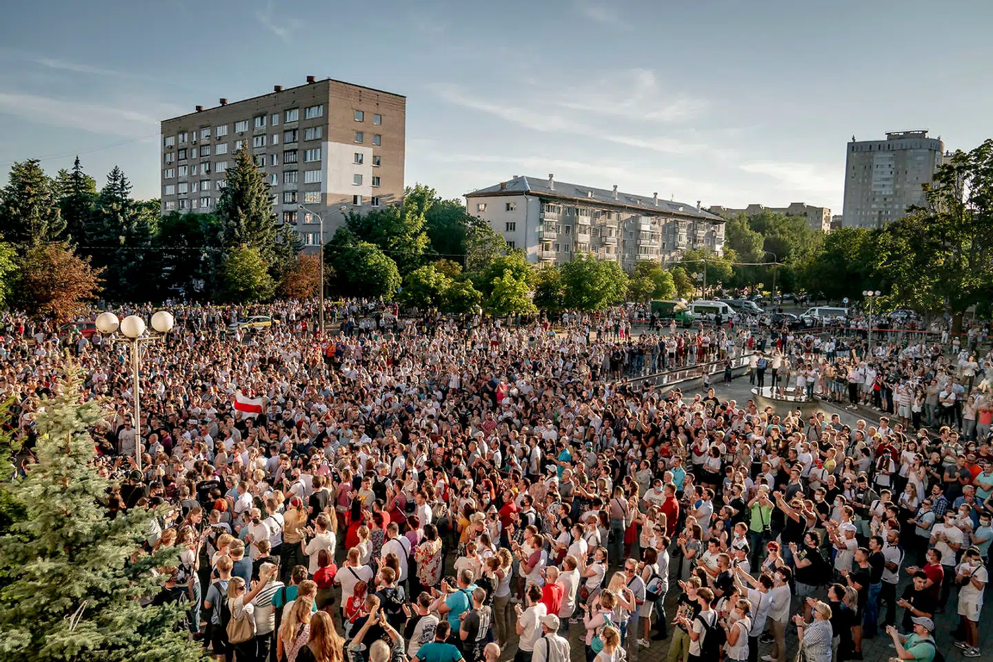Befolkningen er gået på gaden i store tal, siden præsidentvalget i Hviderusland i sommer. Danmark anerkender ikke Aleksandr Lukasjenko som præsident.