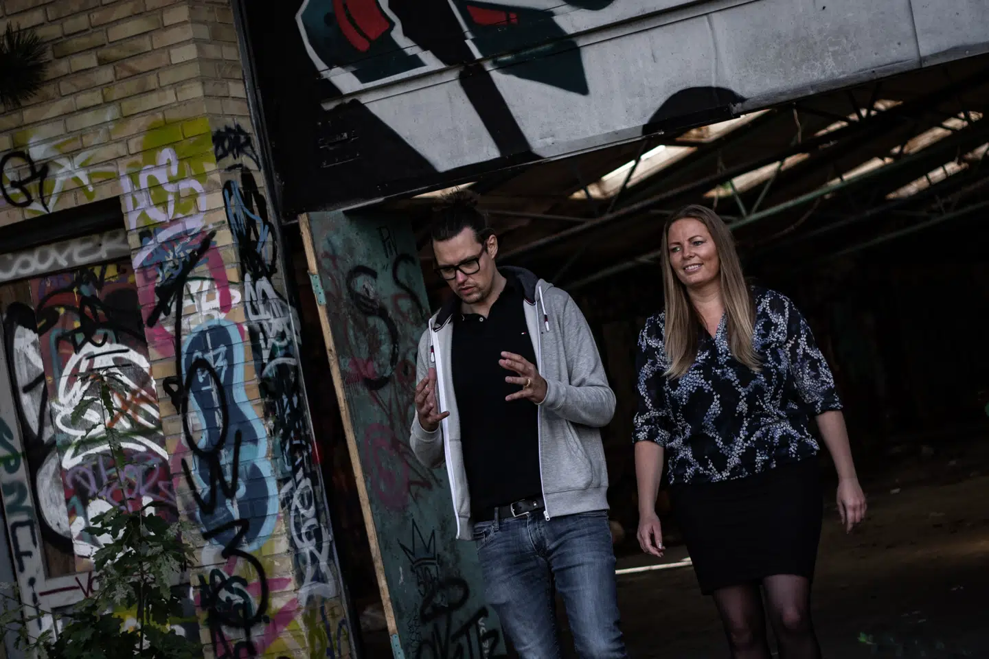 Jakob Neua Nørgaard og Ann Rosenskjold er to af stifterne af den helt nye ejendomsmæglertype. (Foto: Jonathan Søe)