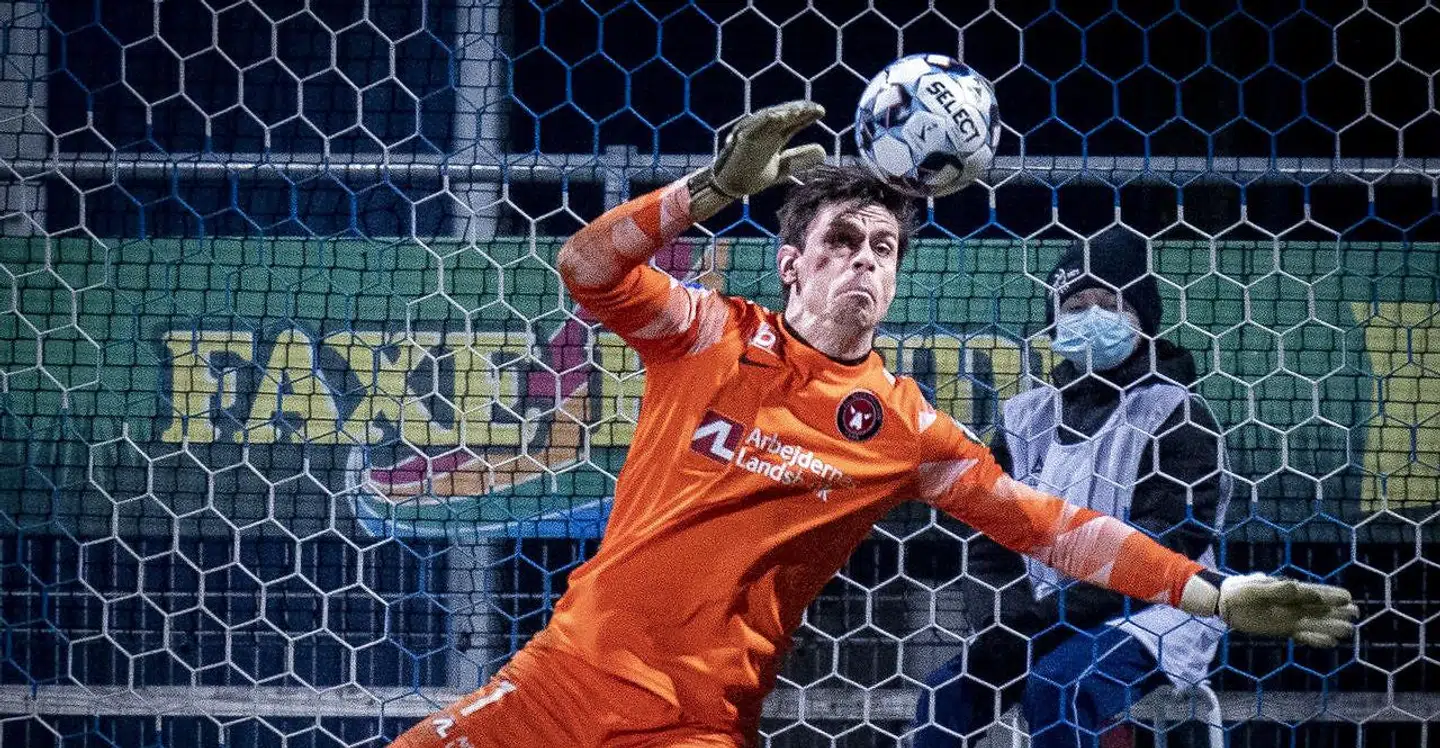 Jesper Hansen i aktion for FC Midtjylland
