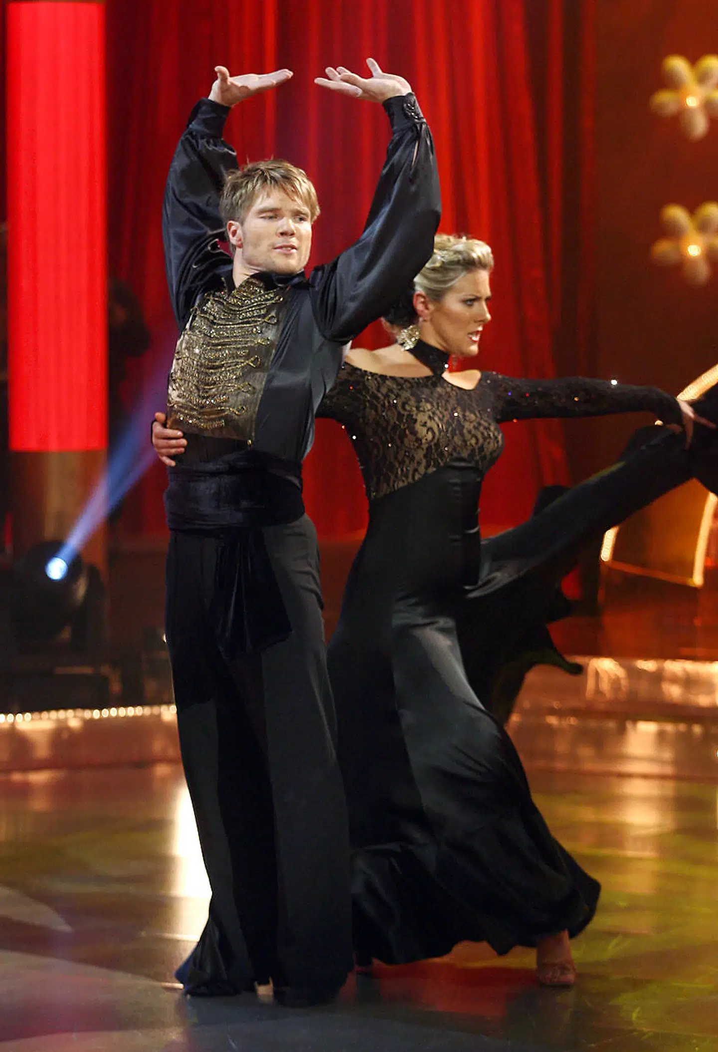 Vicki Jo og David Owe i TV2's underholdningsprogram'Vild Med Dans'.