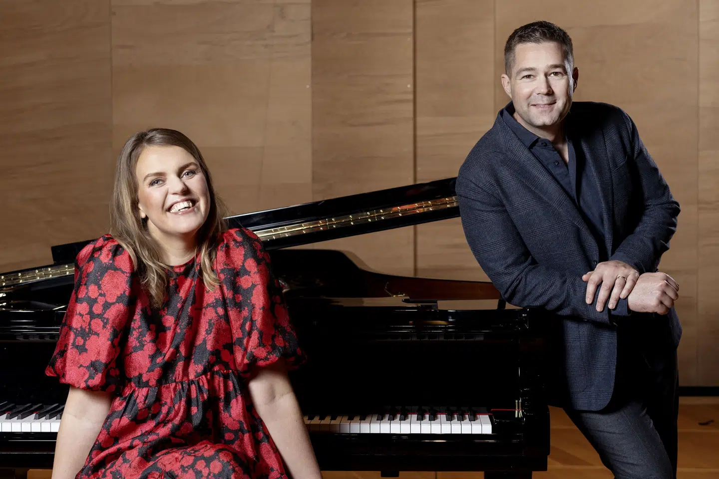 Katrine Muff og Johannes Langkilde overtog i januar 'Fællessang' fra Mads Steffensen og Philip Faber.