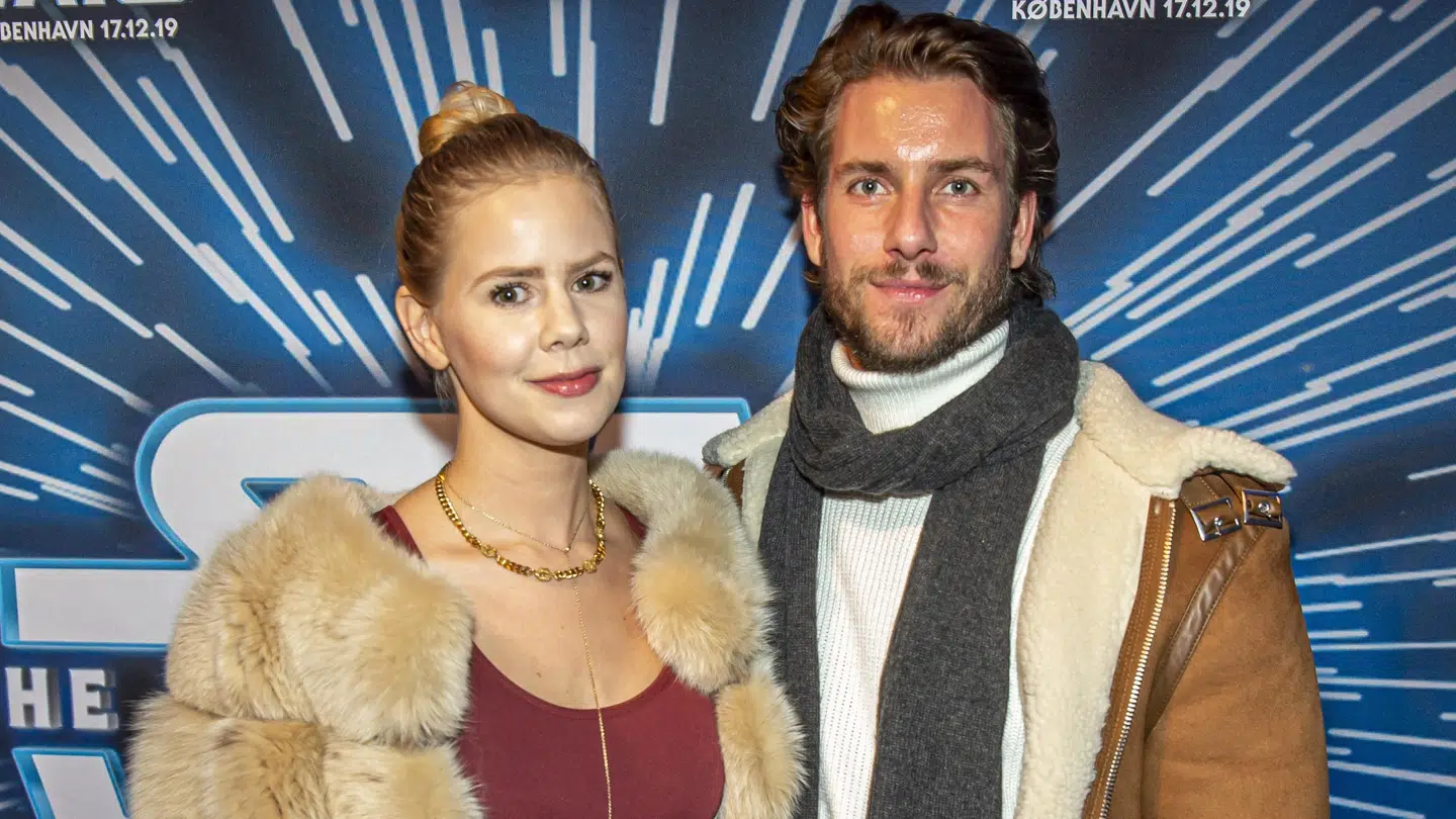 Julie Zangenberg og Andreas Bagh på den røde løber sidste år.