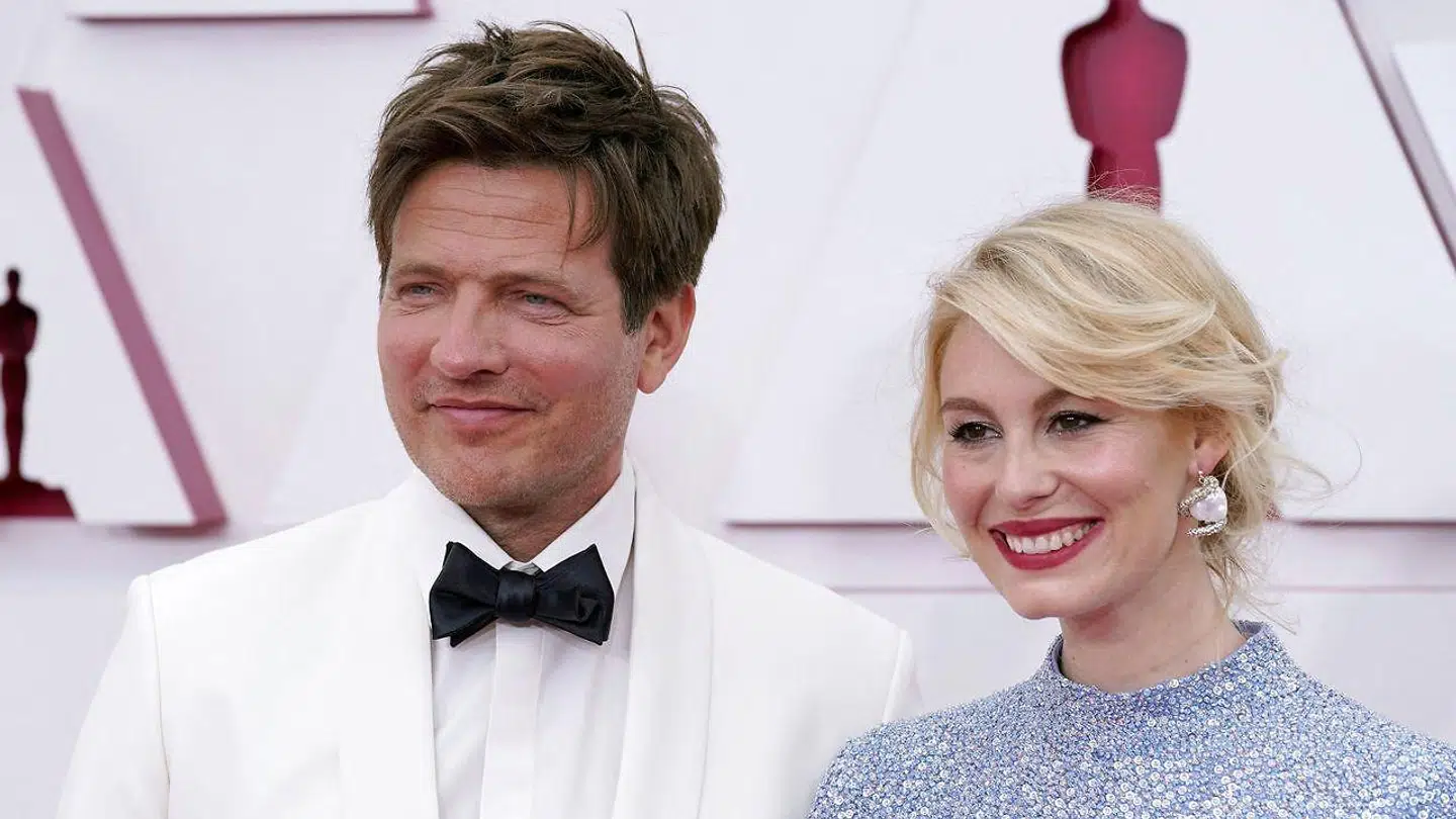 Thomas Vinterberg med sin kone Helene Reingaard Neumann.