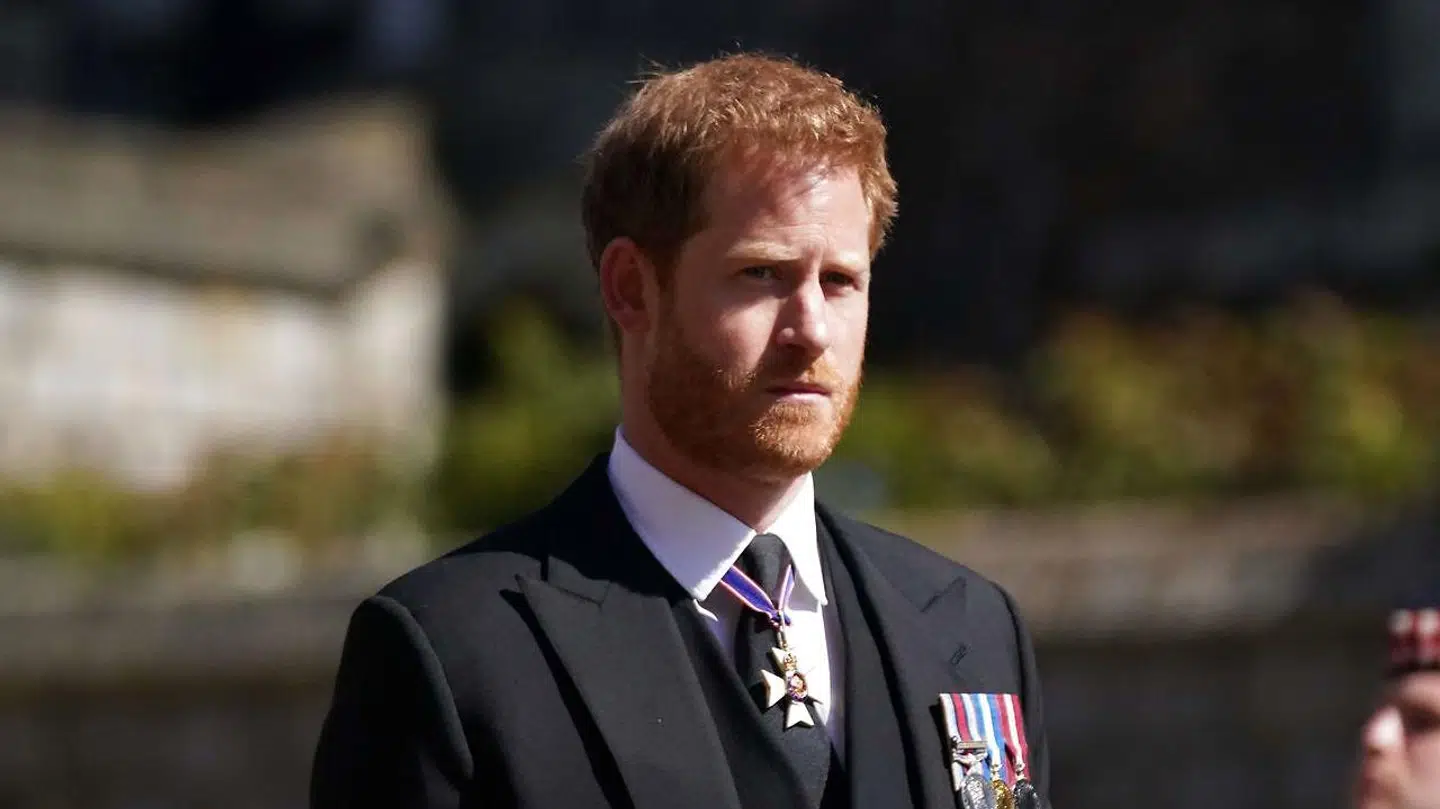 Prins Harry deltog i prins Philips begravelse.