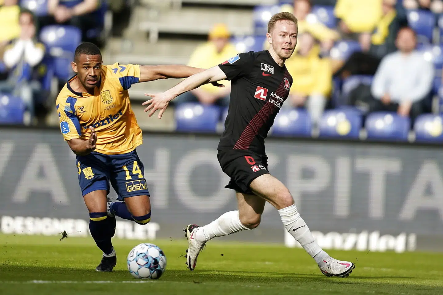3F Superligakamp mellem Brøndby IF og FC Midtjylland på Brøndby Stadion i Brøndby, søndag den 9. maj 2021.