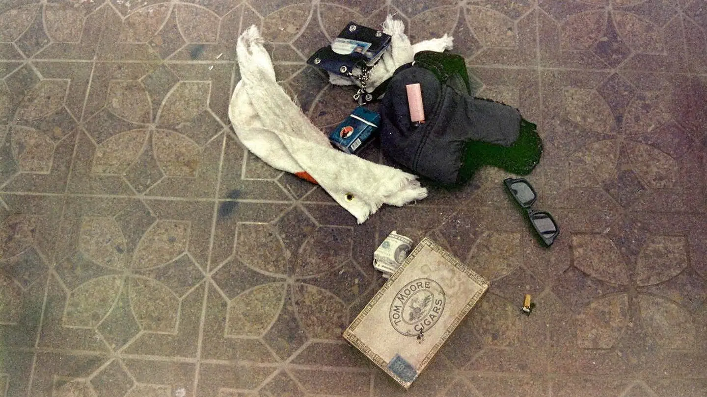 'Beviser' fundet i garagen, hvor Kurt Cobain blev fundet død. Foto: Seattle Police Department