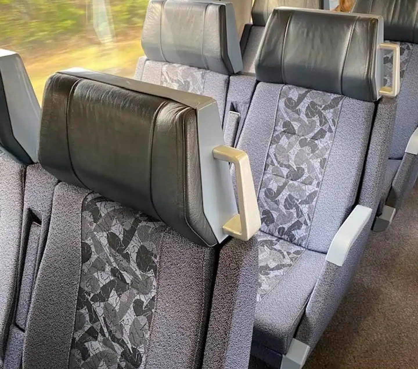 Selvom DSB-appen ifølge Martin Ågerup meldte udsolgt af pladsbilletter, så var der masser af ledige sæder. Privatfoto
