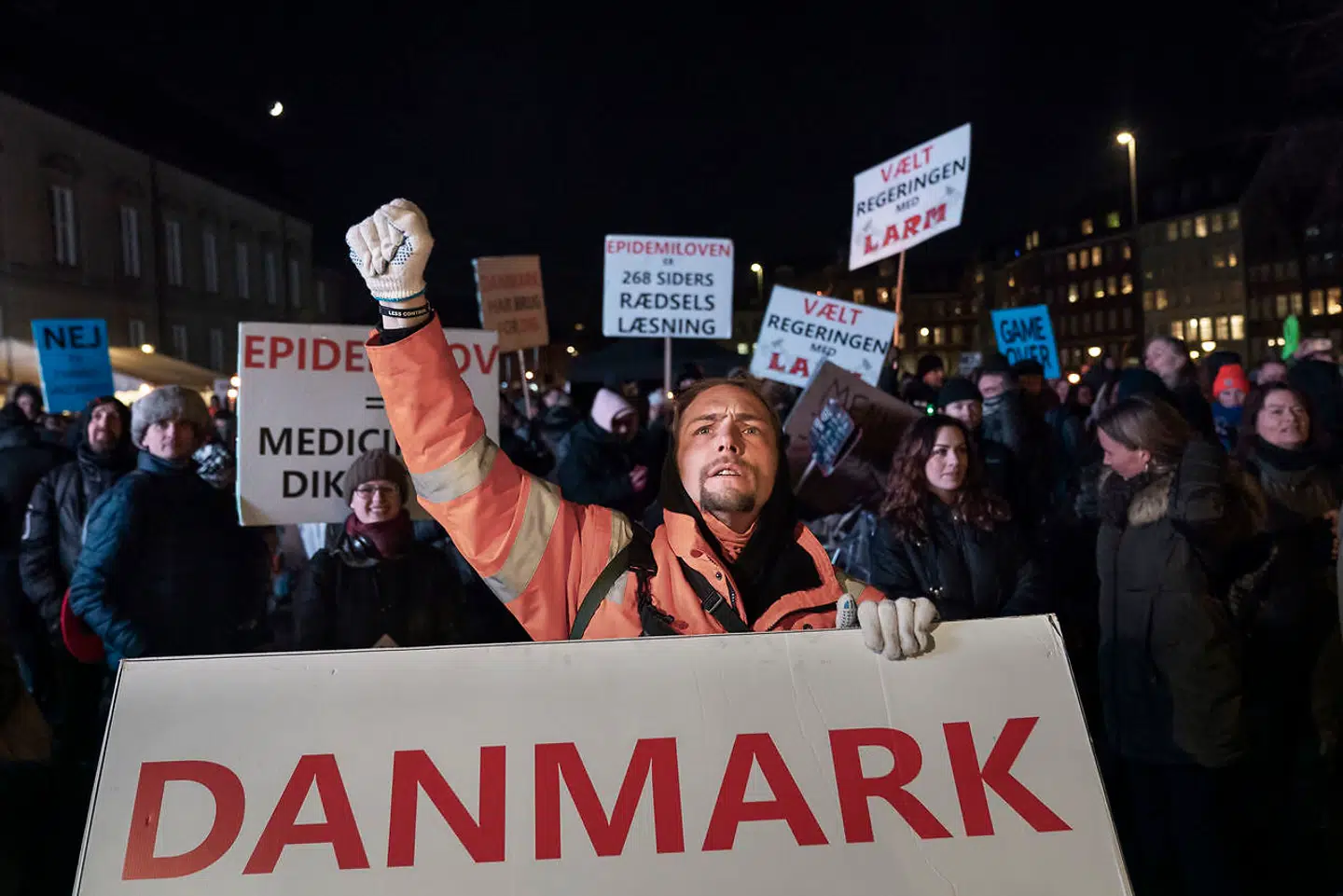 Fire domsmænd vurderede, at 81d ikke kan bruges til at forhøje straffene overfor coronademonstranter. To var uenige. Arkivfoto: Mathias Svold