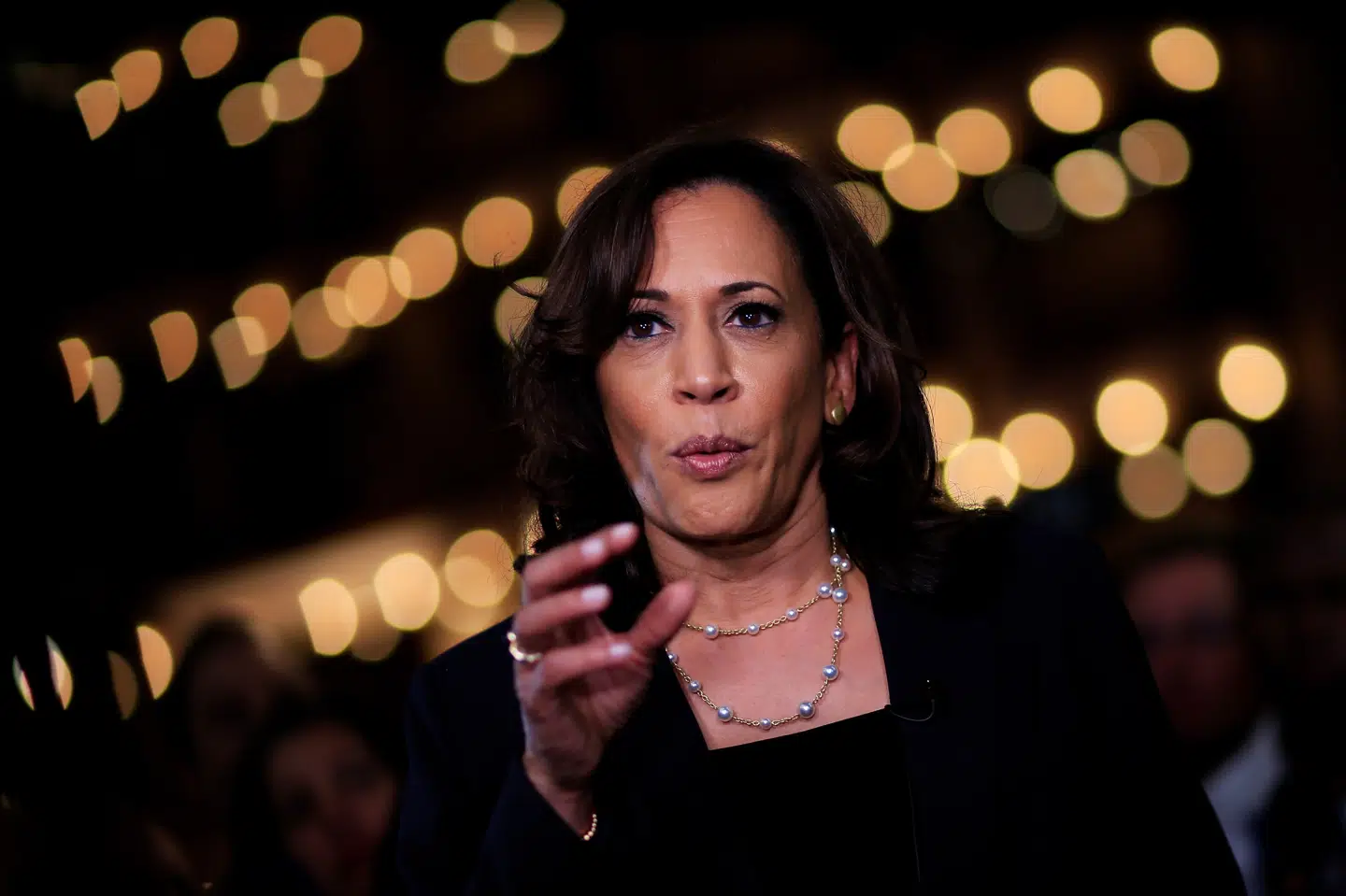 Som demokratisk præsidentkandidat angreb daværende senator Kamala Harris flere gange Joe Biden. (Arkivfoto)