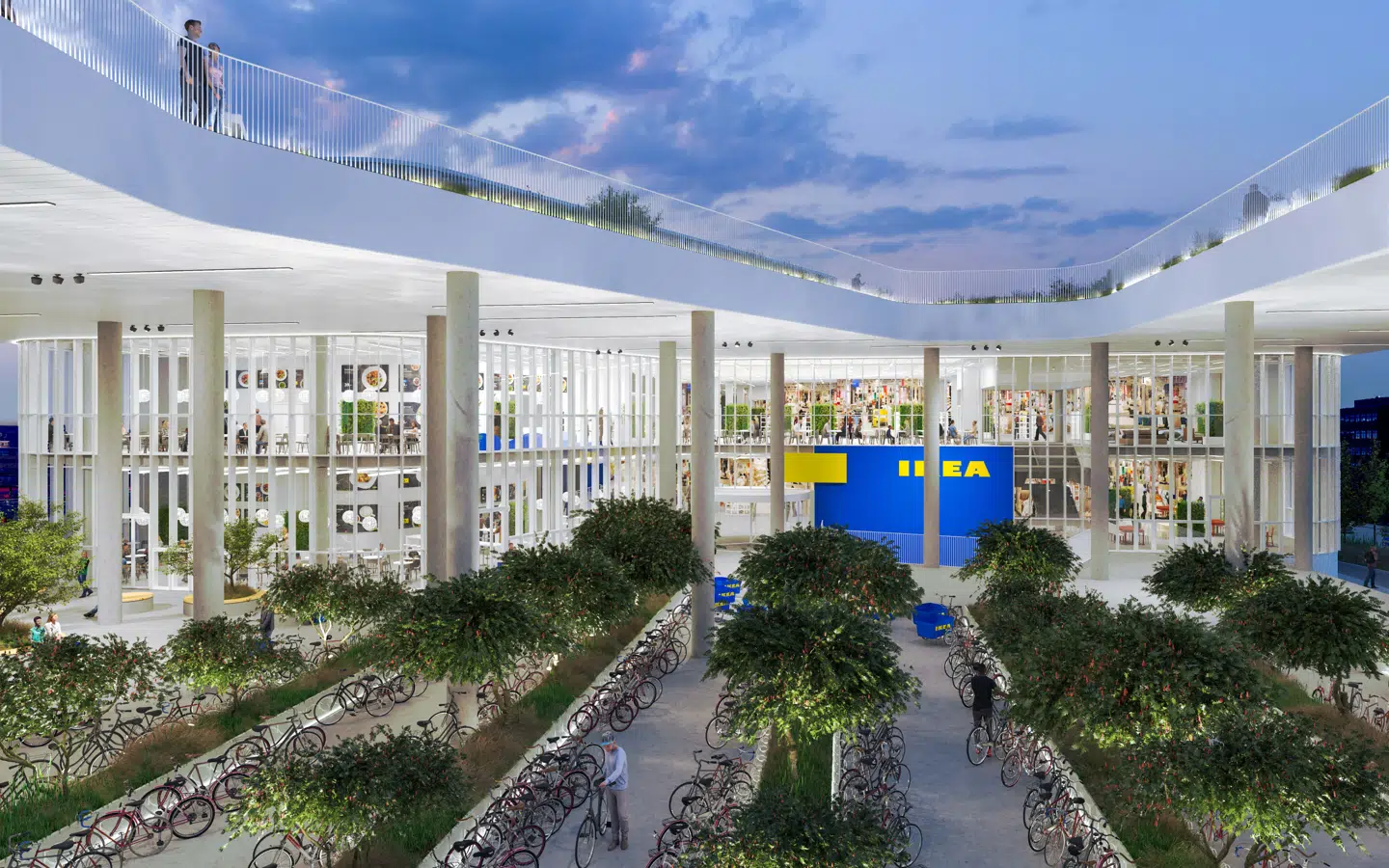 På IKEAs grund skal der plantes 250 træer og buske.