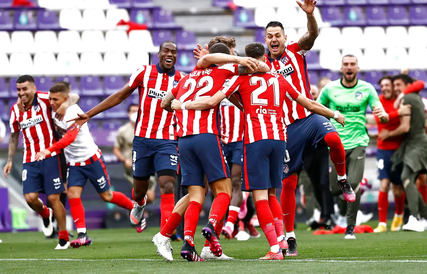 Atlético Madrid er spansk mester for første gang siden 2014.