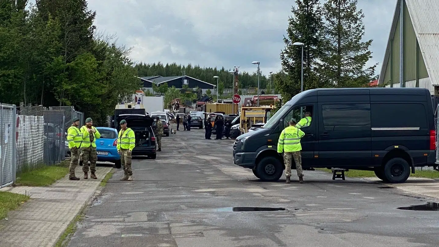 Politikation i Haslev. Foto: Presse-fotos
