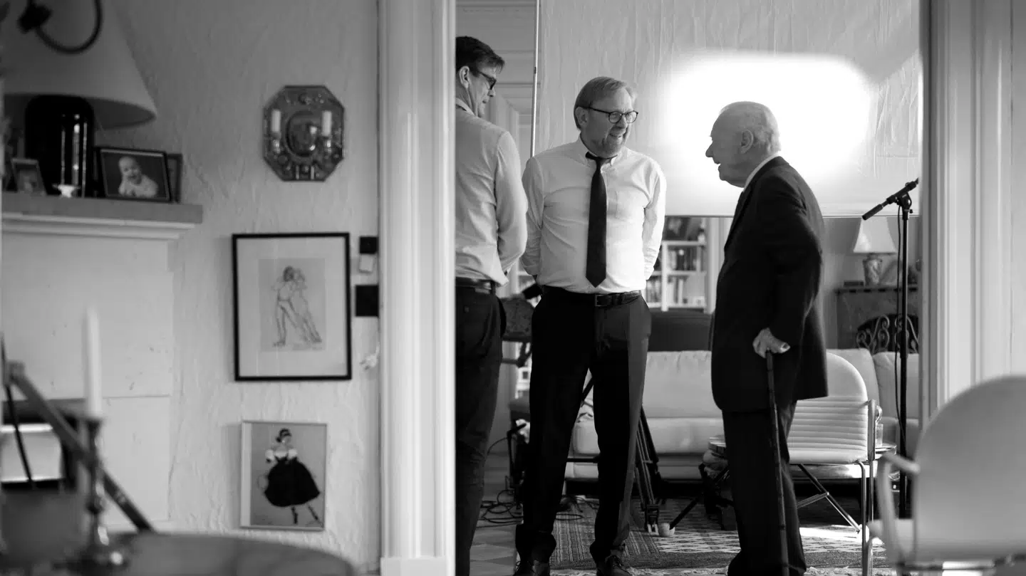 Schlüter i privaten på Frederiksberg Allé.