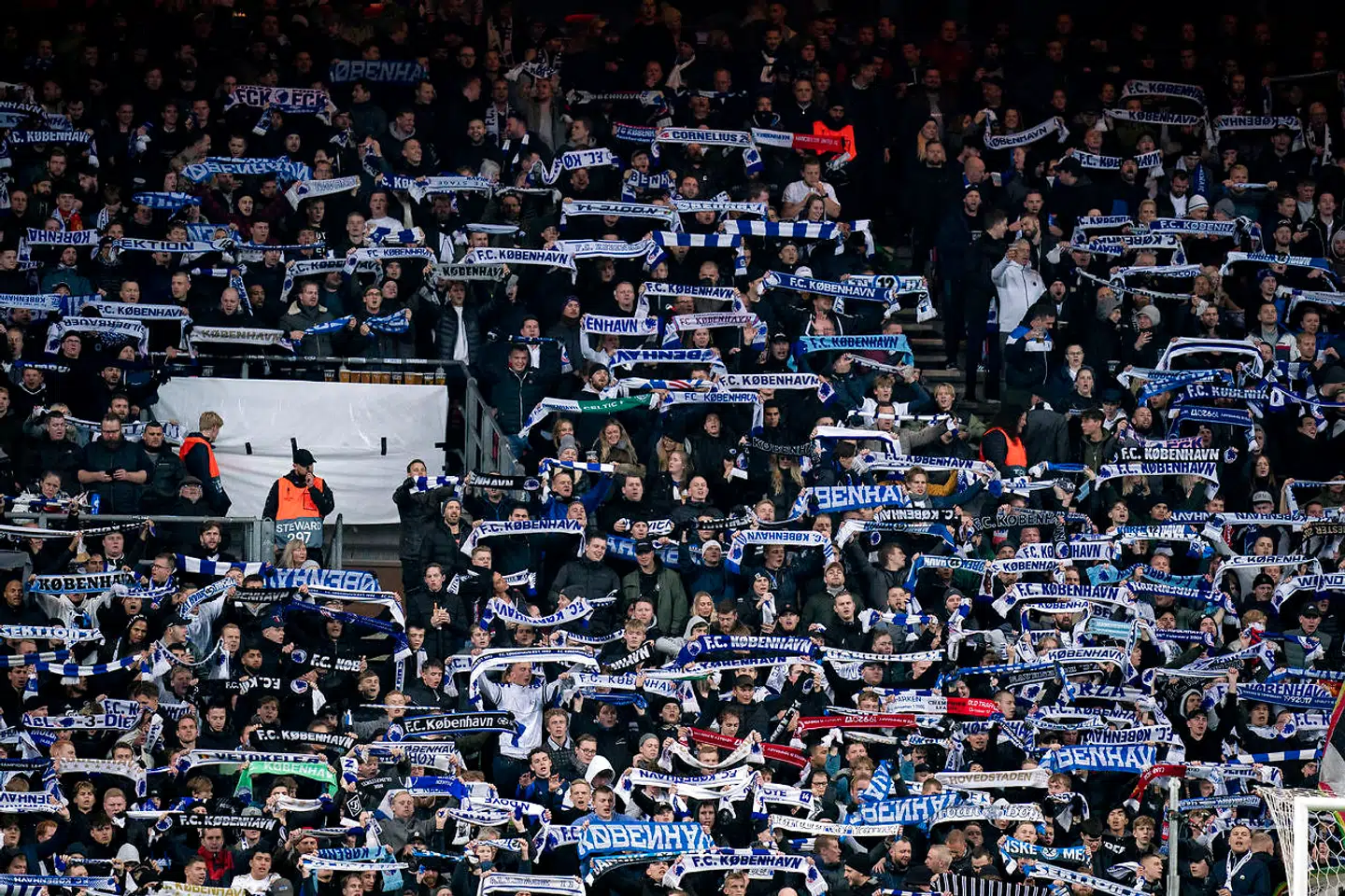 Et af coronakrisens største afsavn for forfatter Benn Q. Holm har været aflysningen af FC Københavns kampe, en klub han er glødende fan af. Arkivfoto: Liselotte Sabroe/Ritzau Scanpix
