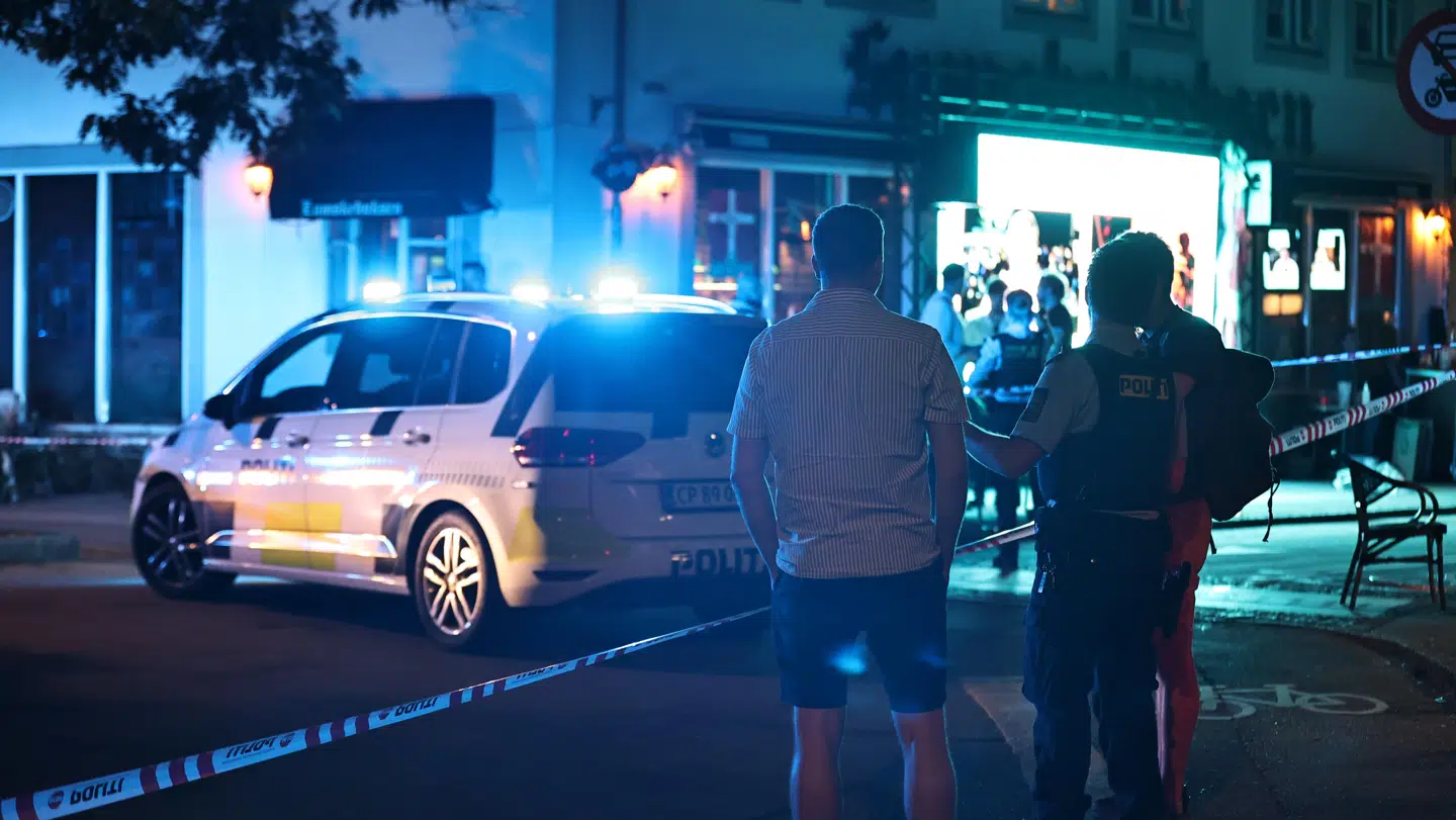 Politiet er lige nu i gang med at afhøre vidner. Foto: Byrd/Nicklas Fohlmann