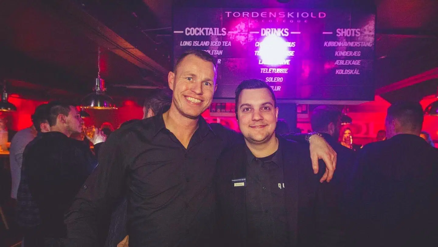 Thomas Lunderskov (tv.) med Tordenskiold-makkeren Carsten Blicher.