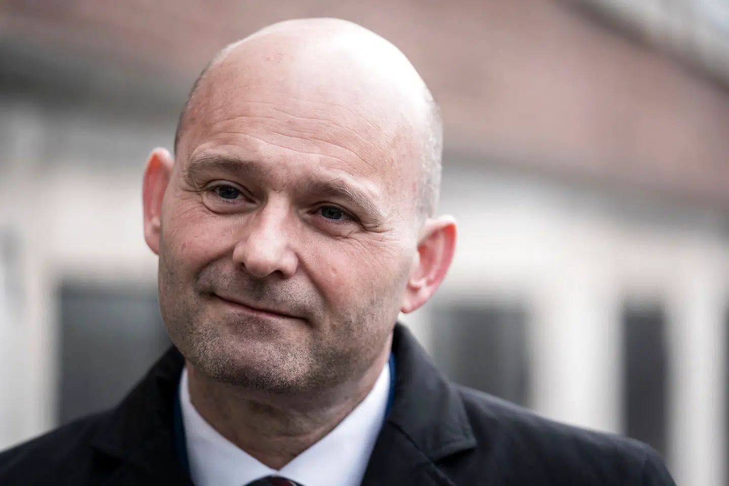 Søren Pape Poulsen (C) ankommer til genåbningsforhandlinger i Justitsministeriet mandag den 3. maj 2021. (Foto: Emil Helms/Ritzau Scanpix)