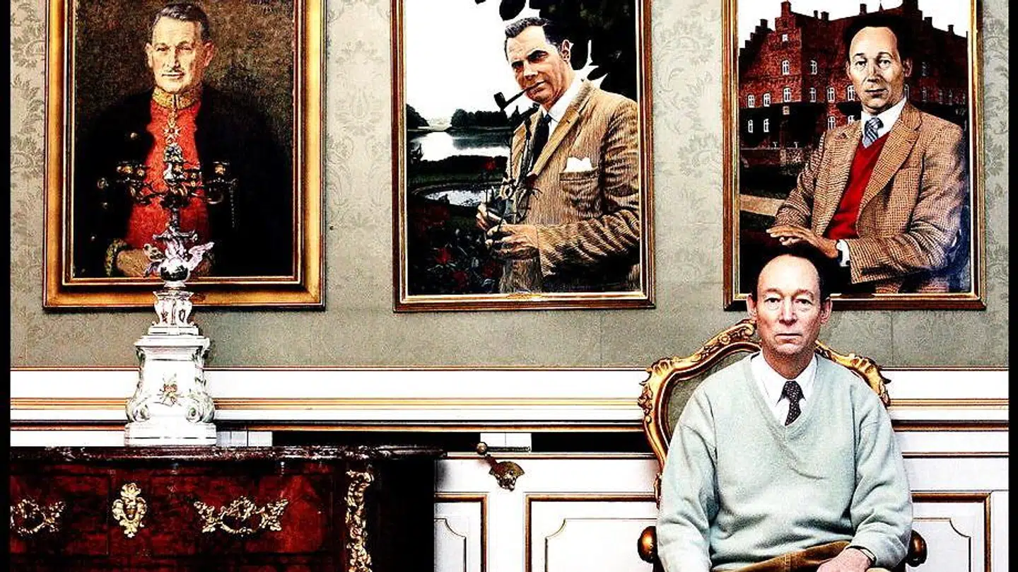 Erik Greve Danneskiold-Samsøe på Gisselfeld Kloster.