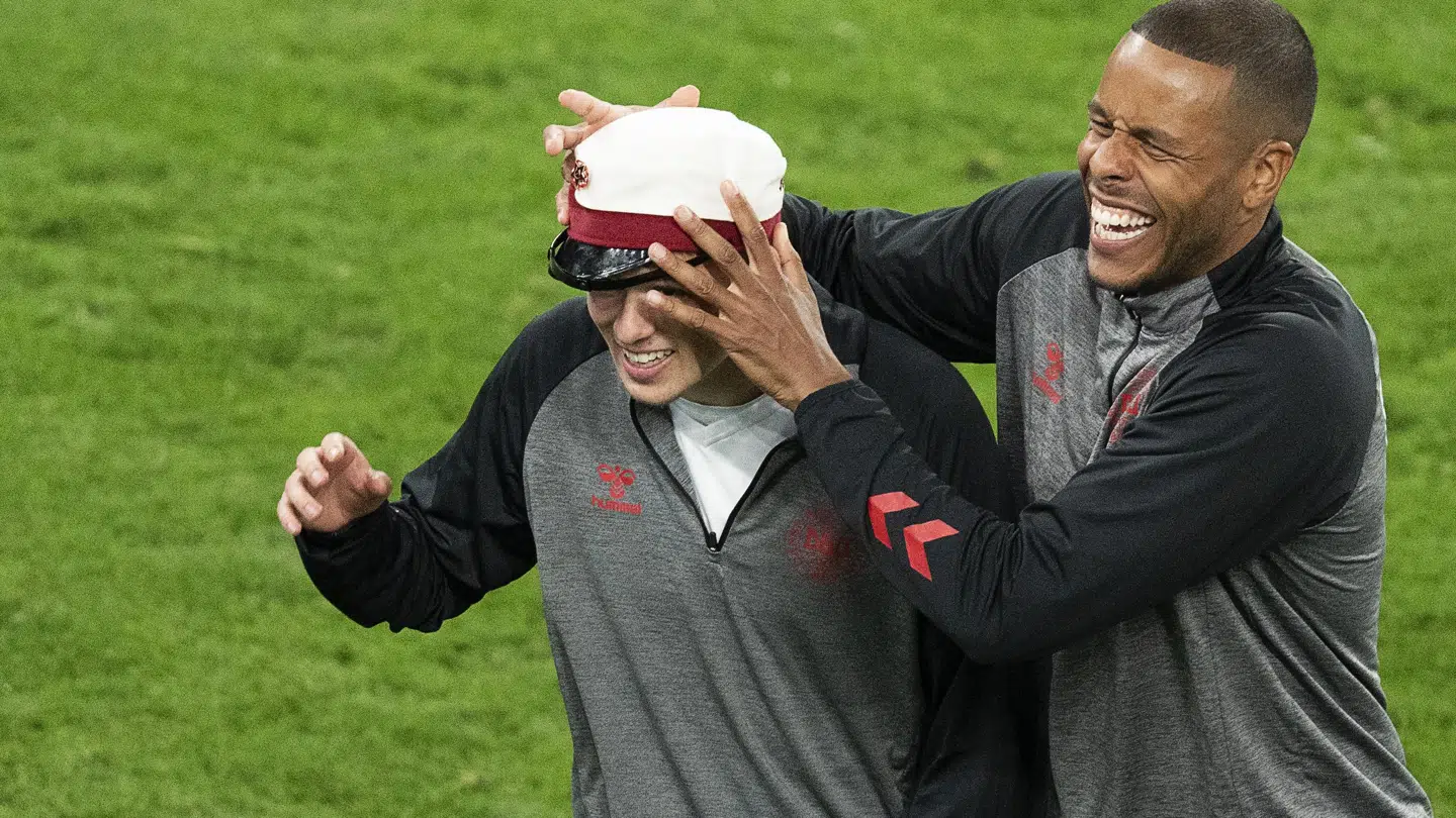 Malte Rahms hue endte på blandt andre Mikkel Damsgaard.