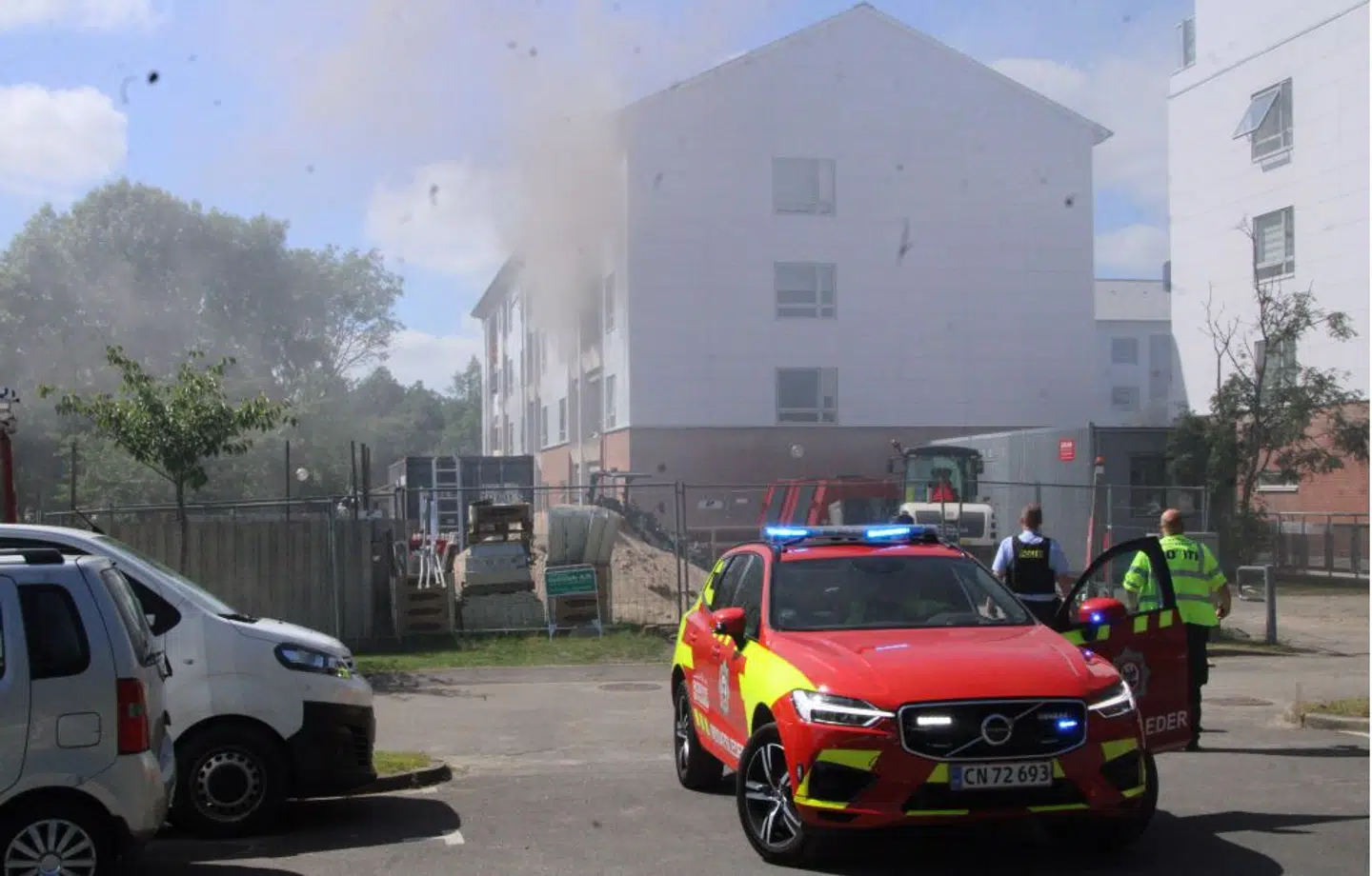 Brand i Roskilde (Foto: Presse-fotos.dk)
