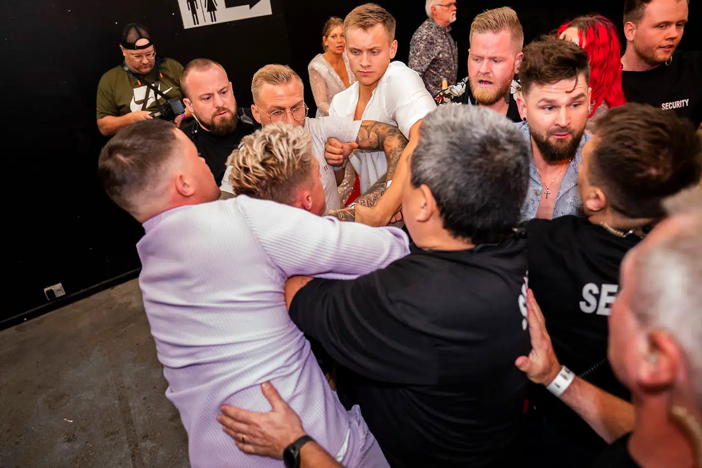 Teitur i slagsmål ved Reality Awards 2021 på Docken i København, onsdag aften den 16. juni 2021. (Foto: Martin Sylvest/Ritzau Scanpix 2021)