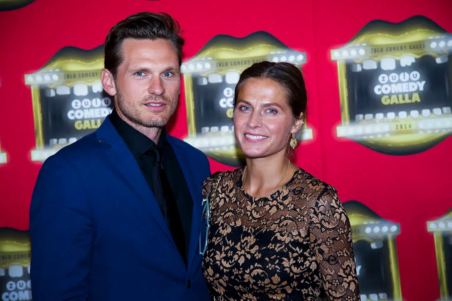 Andrea Elisabeth Rudolph med sin kæreste, Claus Møller Jakobsen, i 2014.