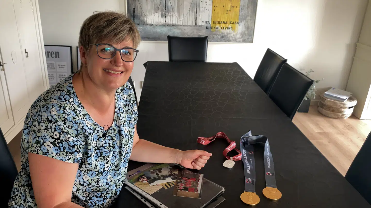 Joakim Mæhles medaljer fra Belgien og Italien.