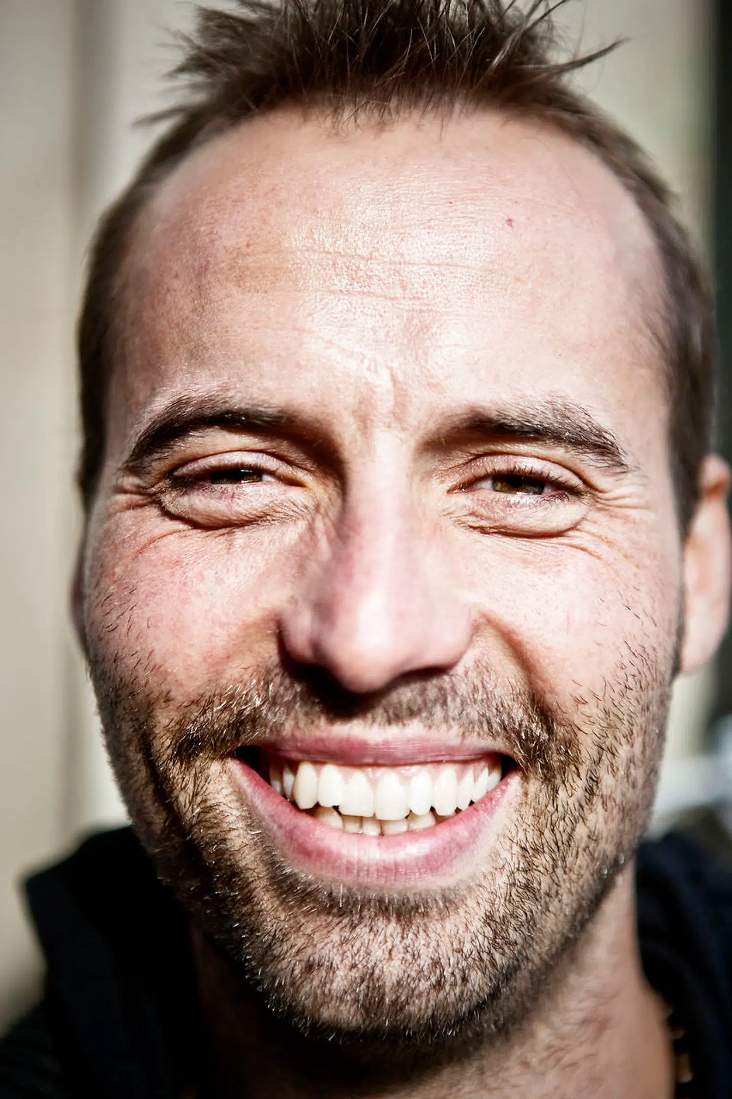 Torben Chris måtte være opfindsom, da han optrådte for 11 personer i Randers i lørdags.