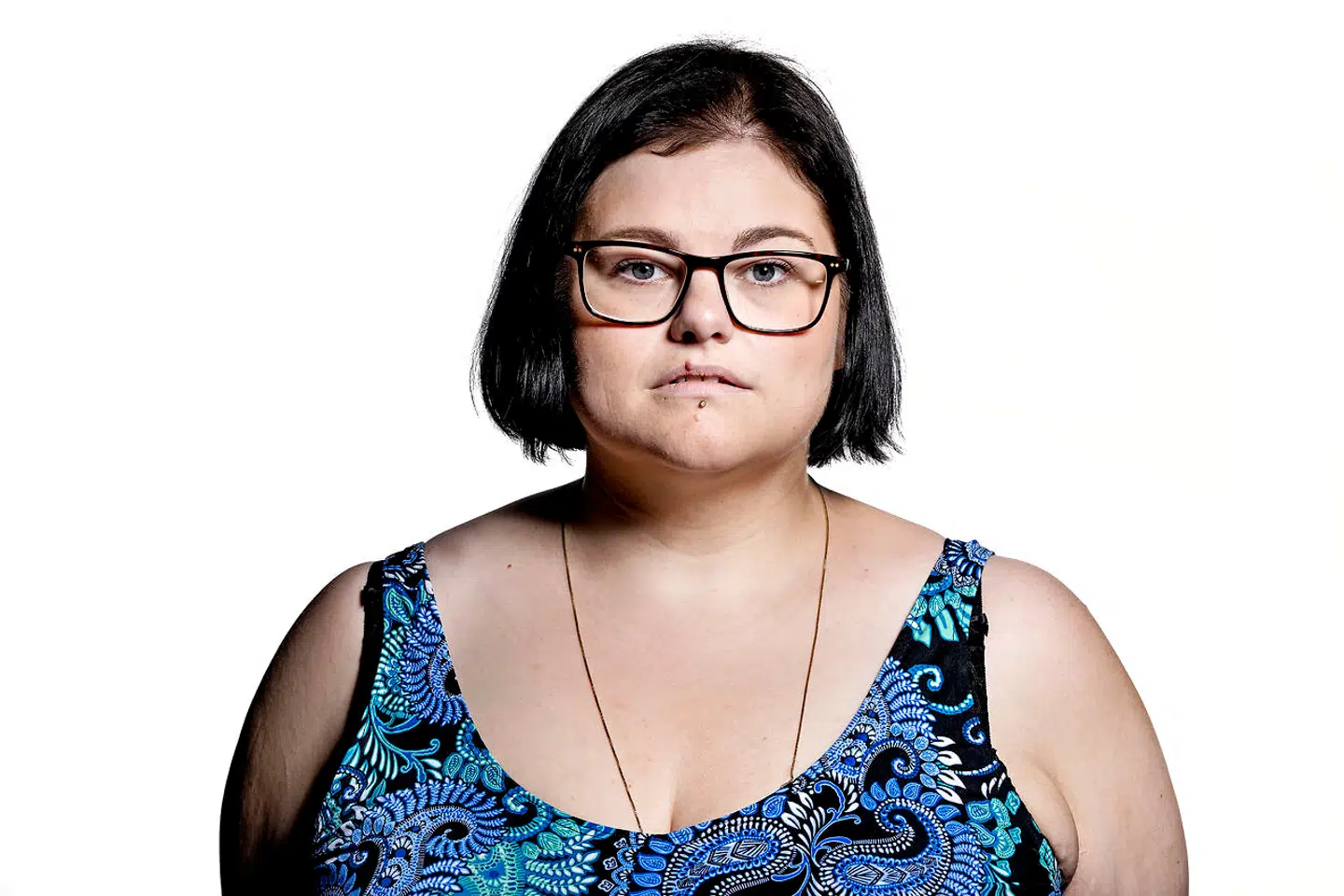 Nadja Engsig lider af tvangsoverspisning, også kaldet BED. Foto Bax Lindhardt