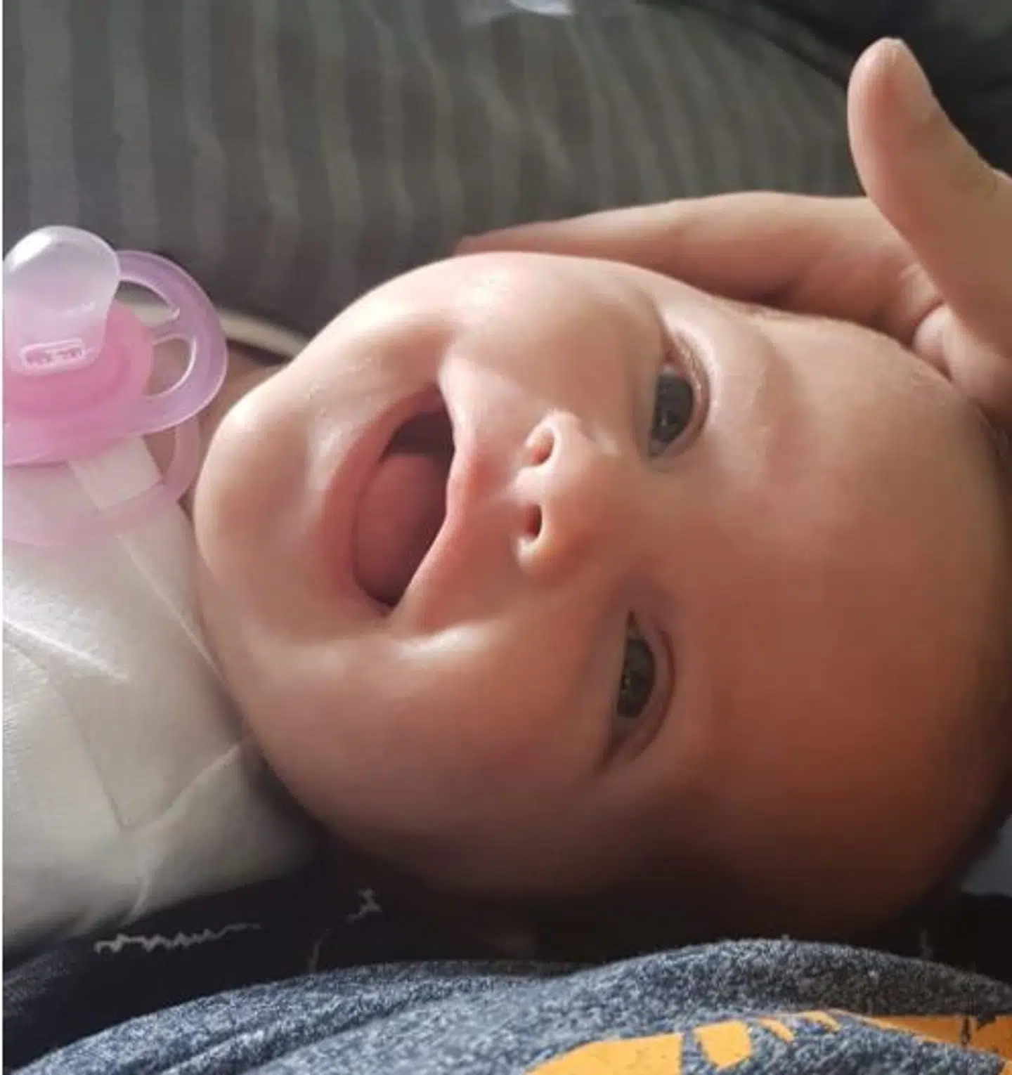 Melina var, fra hun blev født, god til at indgå i kontakt, men ifølge Bagsværd Observationshjem blev hendes kontakt forværret alvorligt i de første måneder af hendes liv. (Privatfoto)