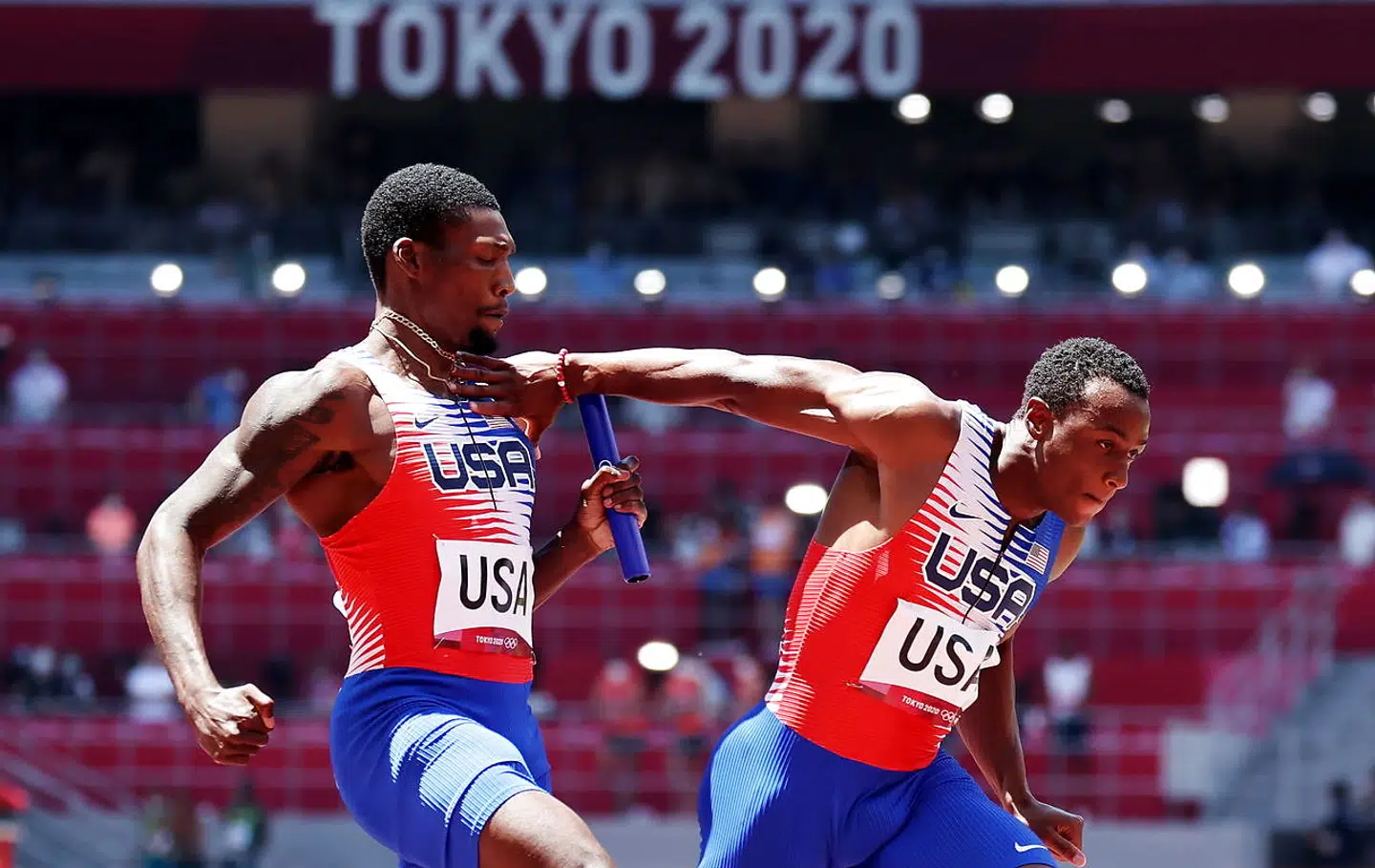 USA floppede stort i torsdagens 4 x 100 meter.