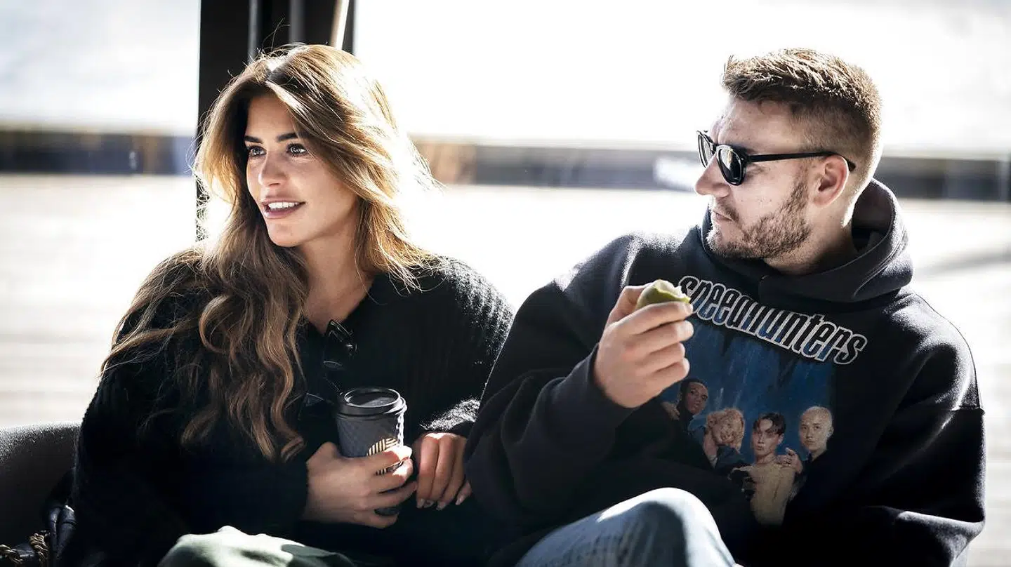 Nicklas Bendtner og Philine Roepstorff fra dengang, hvor parret stadig var sammen.