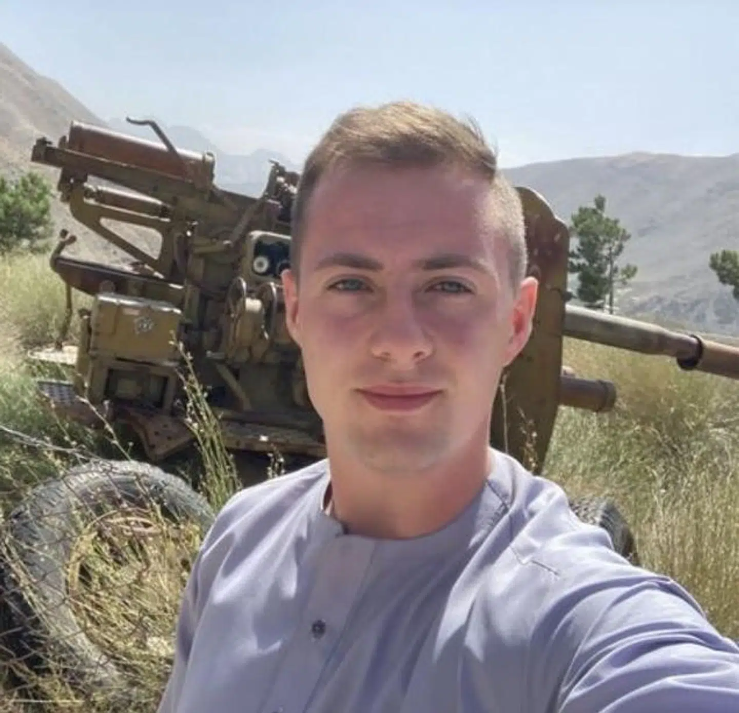 Miles Routledhe i Afghanistan.