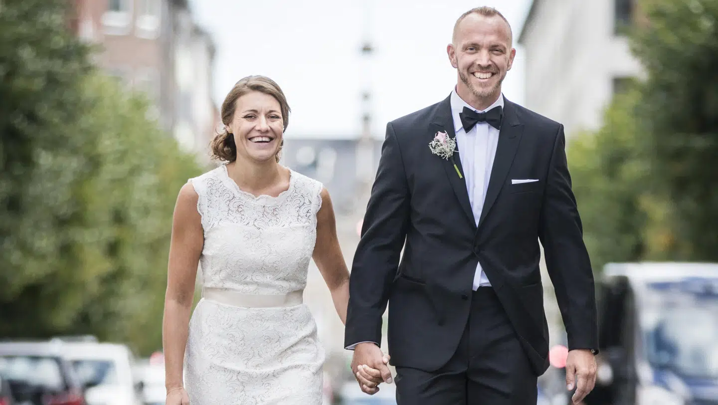 Allan Fehrs og Pernille Jakobsen havde svært ved at få det til at fungere grundet afstanden.