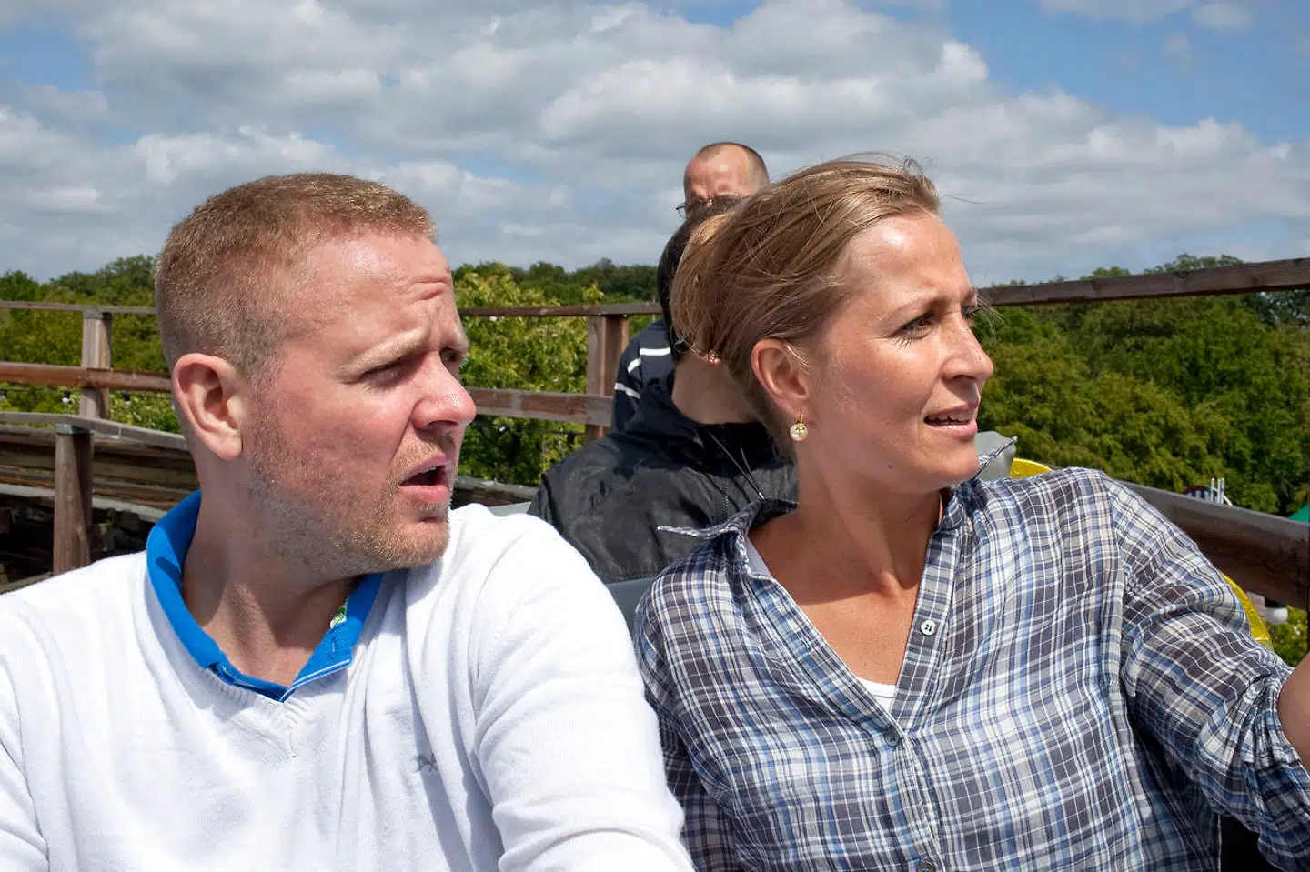 Anders Matthesen i 2009 med sin daværende manager, Cemille Rosenberg Jørgensen. I dag er hun hans kone og har skiftet efternavnet ud.