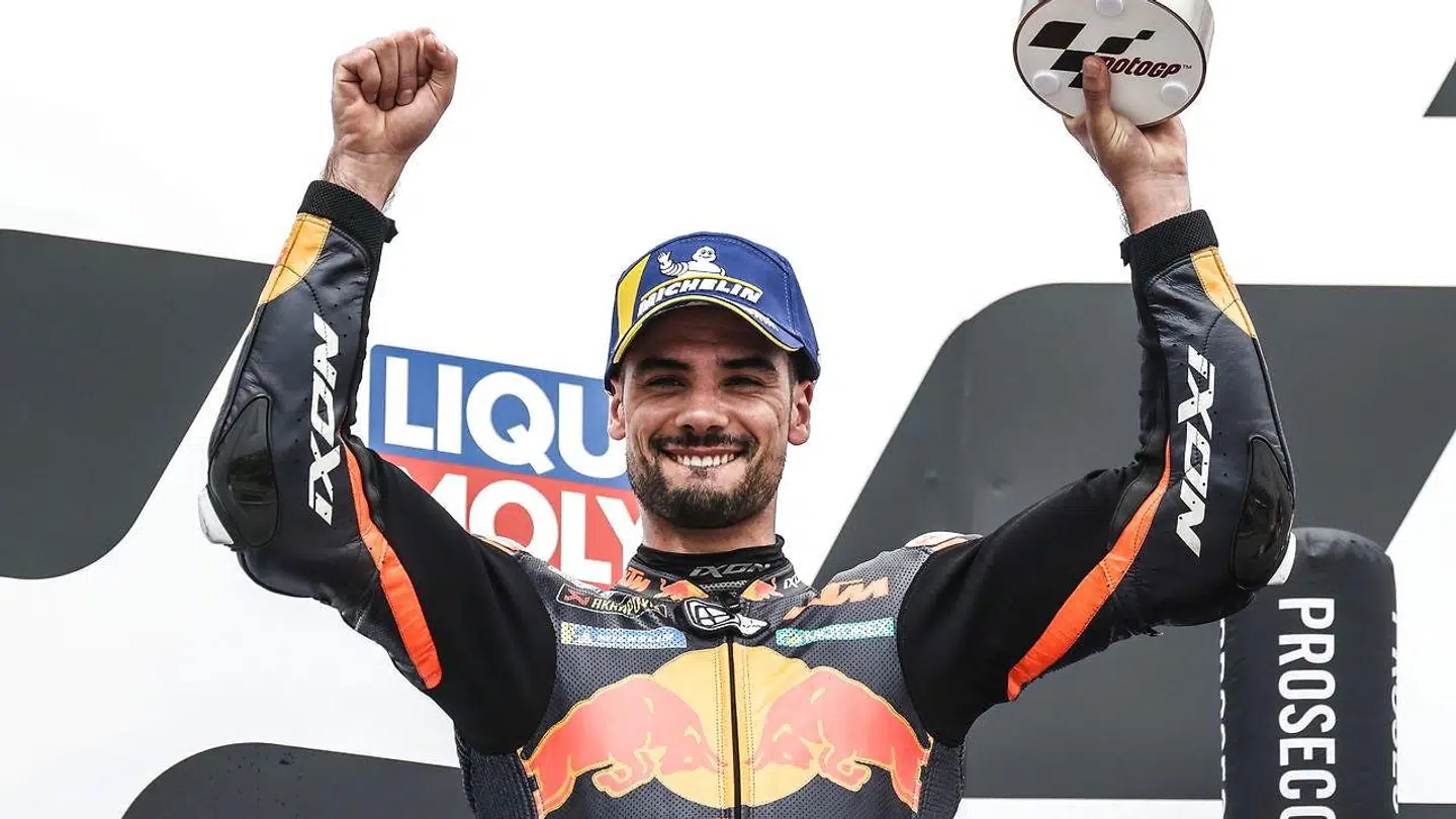 Der er nok at juble over for Miguel Oliviera.